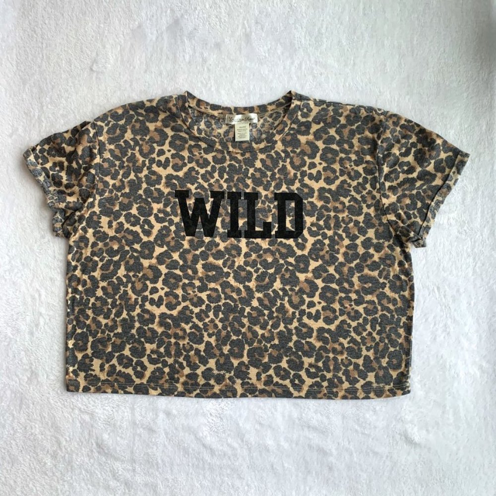 Youth in Revolt Wild Cheetah Print Crop sz. XXL
